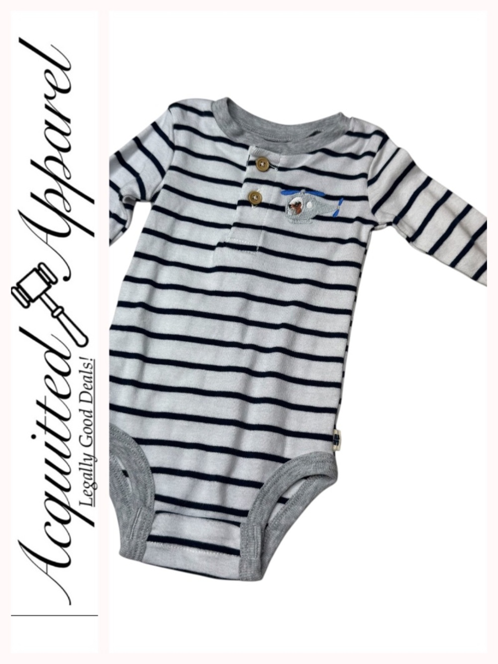 Huggies BabywearStriped Baby One-Piece Bodysuit